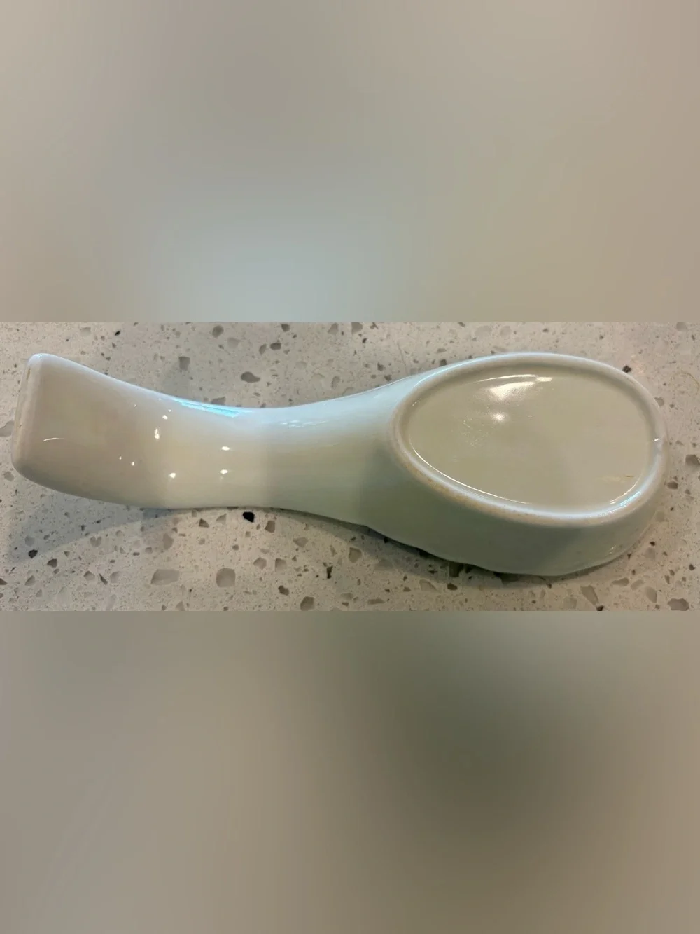 Corning Abundance Fruit Motif Ceramic Spoon Rest - Cream White